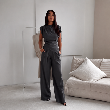 Stylish Long Sleeve Suit Set