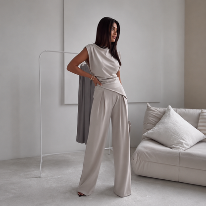 Stylish Long Sleeve Suit Set