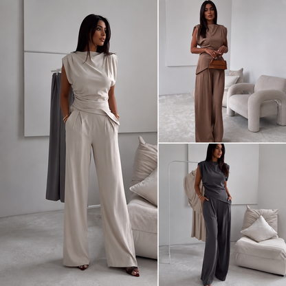 Stylish Long Sleeve Suit Set